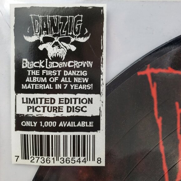 Danzig Black Laden Crown Vinyl Picture Disc Record Evilive Limited Edition 1,000 - Picture 3 of 9